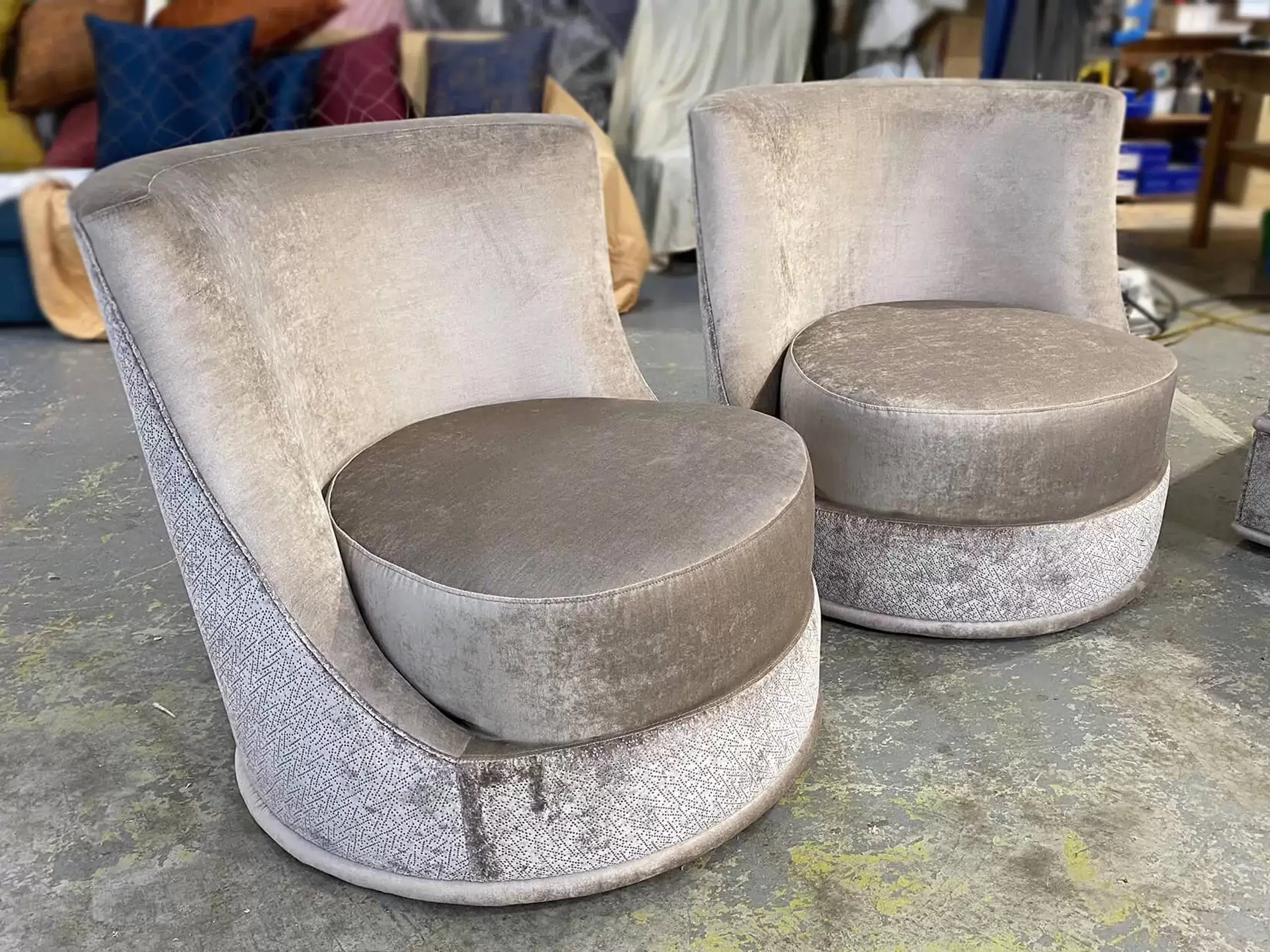 Feature Tub Chairs by Luxury Interior Designer, Furniture Designer and Manufacturer, Mark Alexander