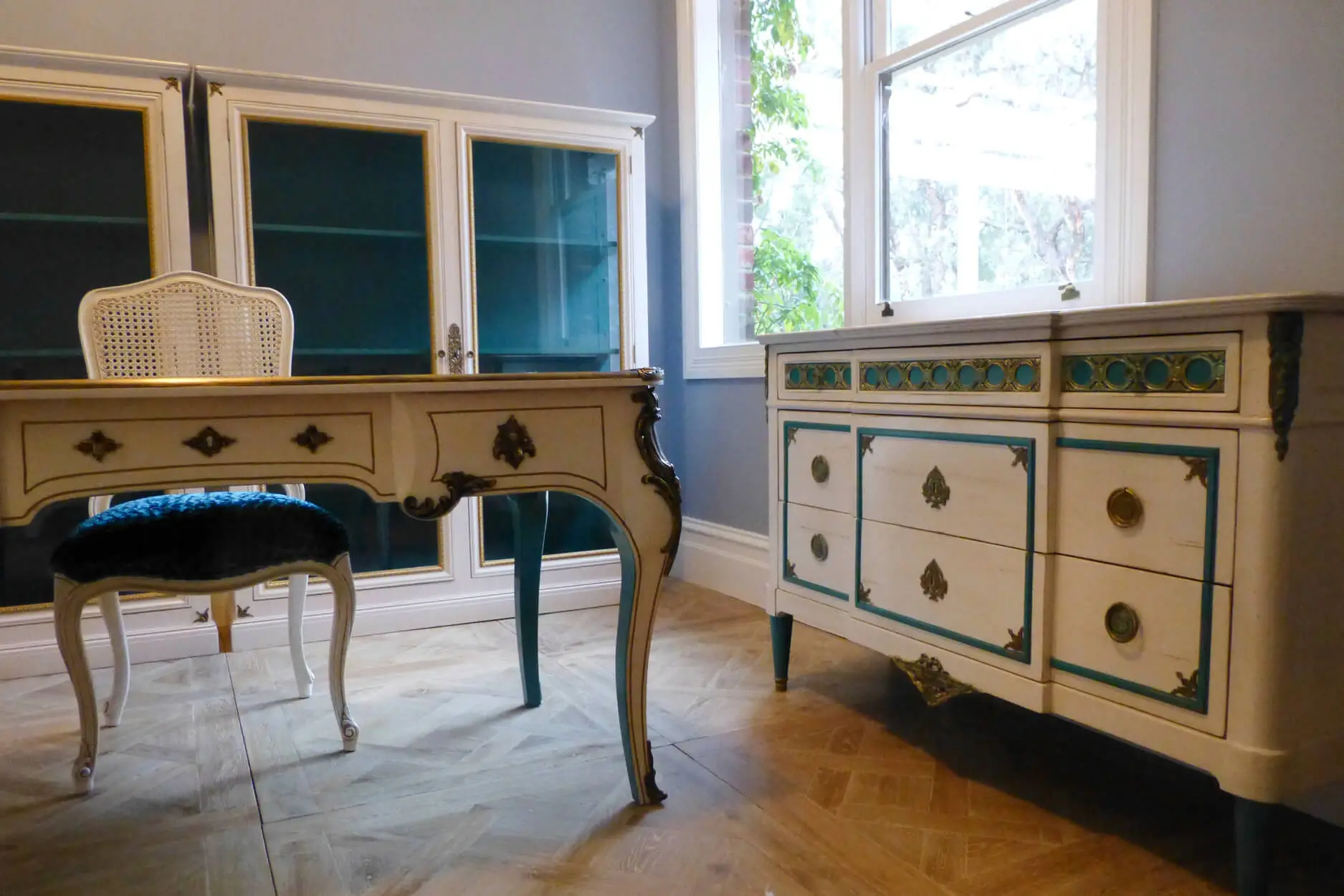 French Desk, by luxury interior designer, Mark Alexander