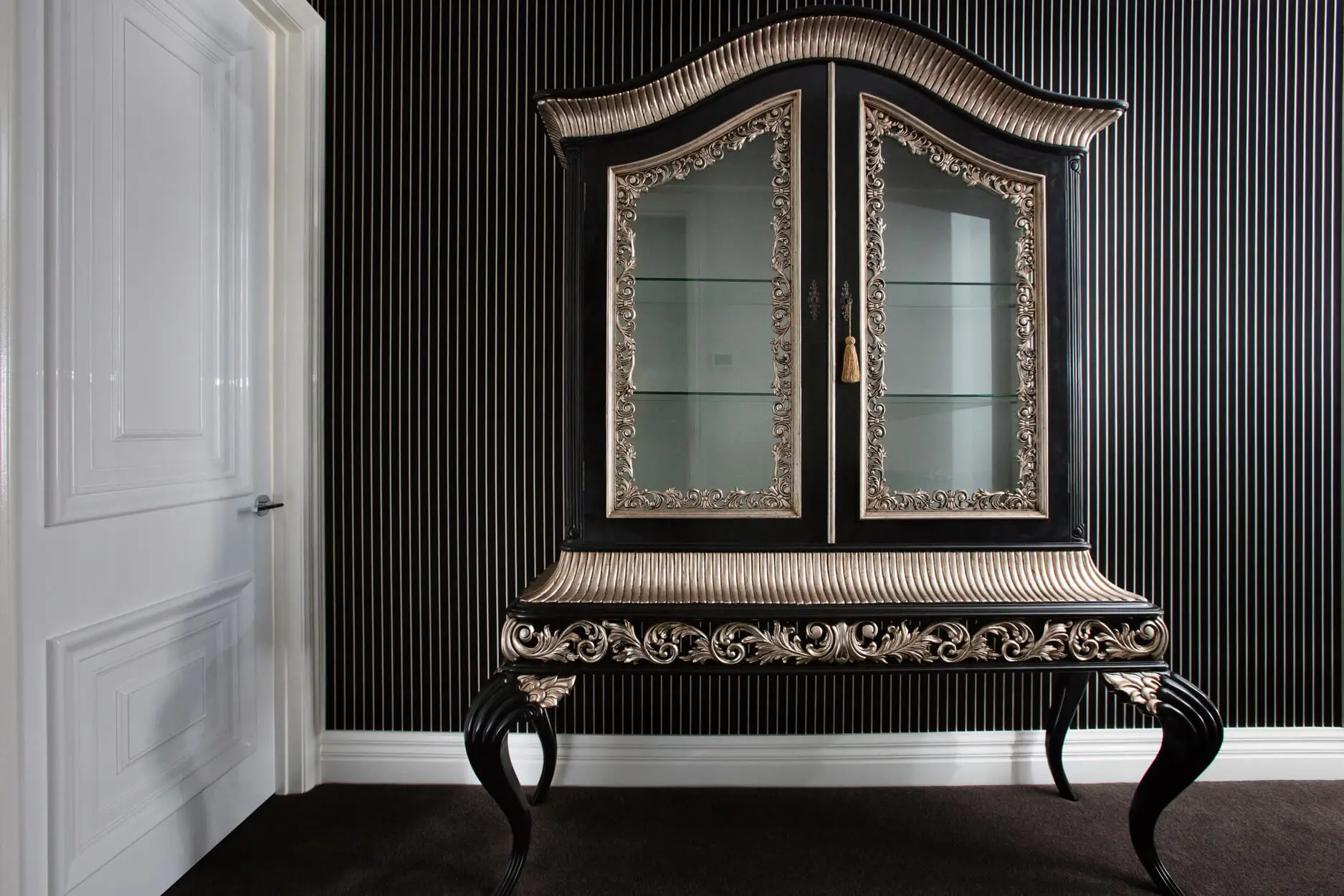 Modern Parisian Chic Designer Cabinet