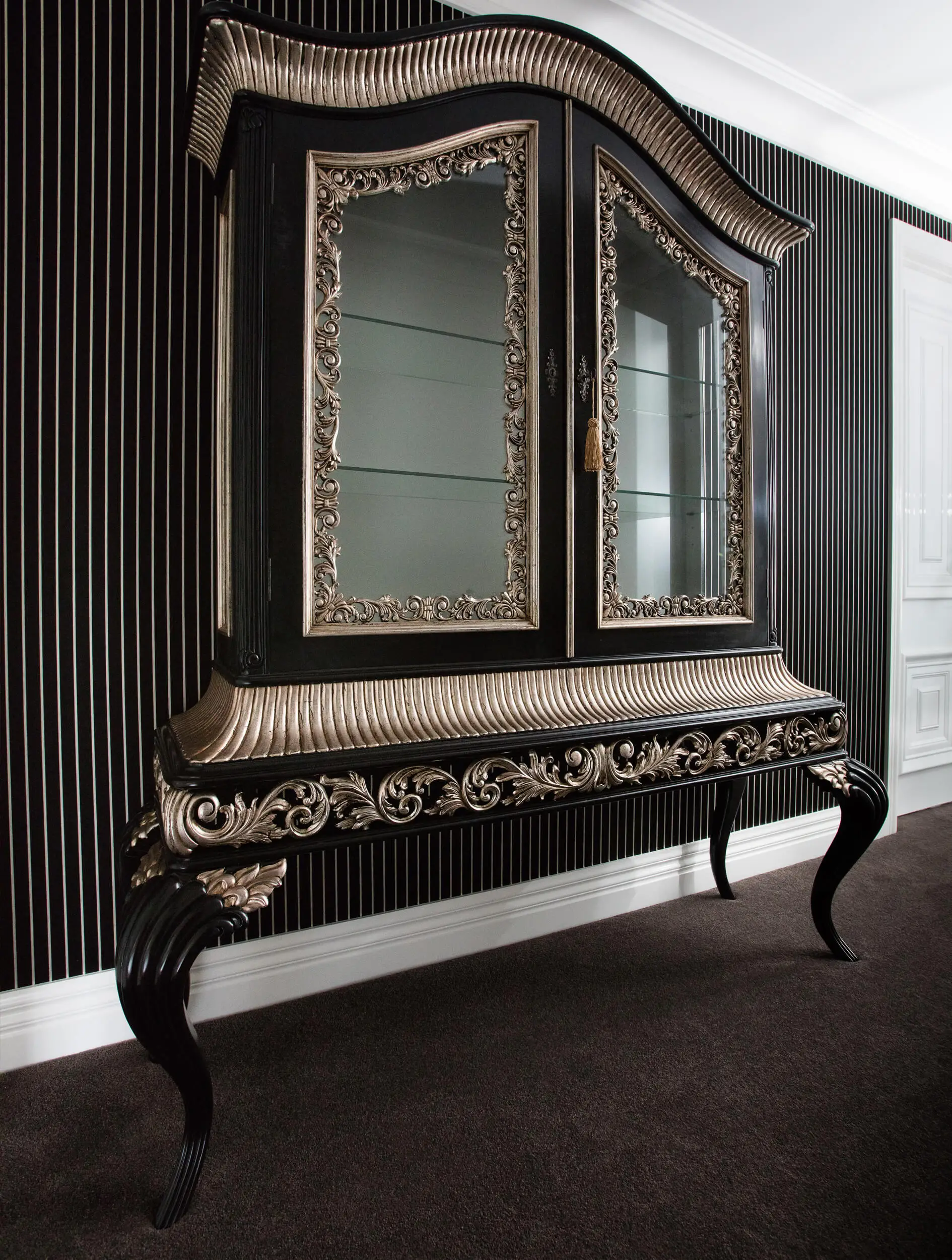 Modern Parisian Chic Designer Cabinet