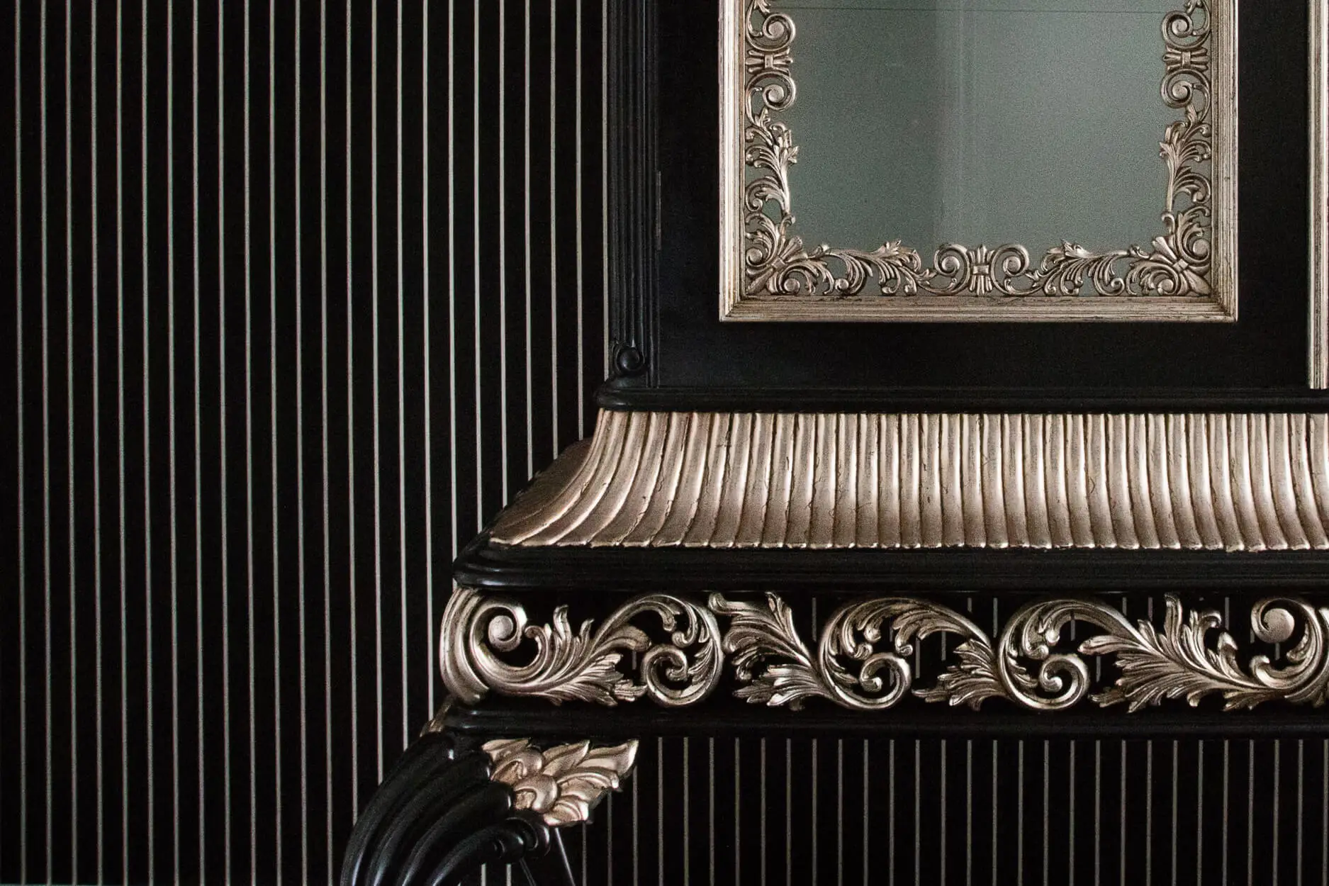 Modern Parisian Chic Designer Cabinet