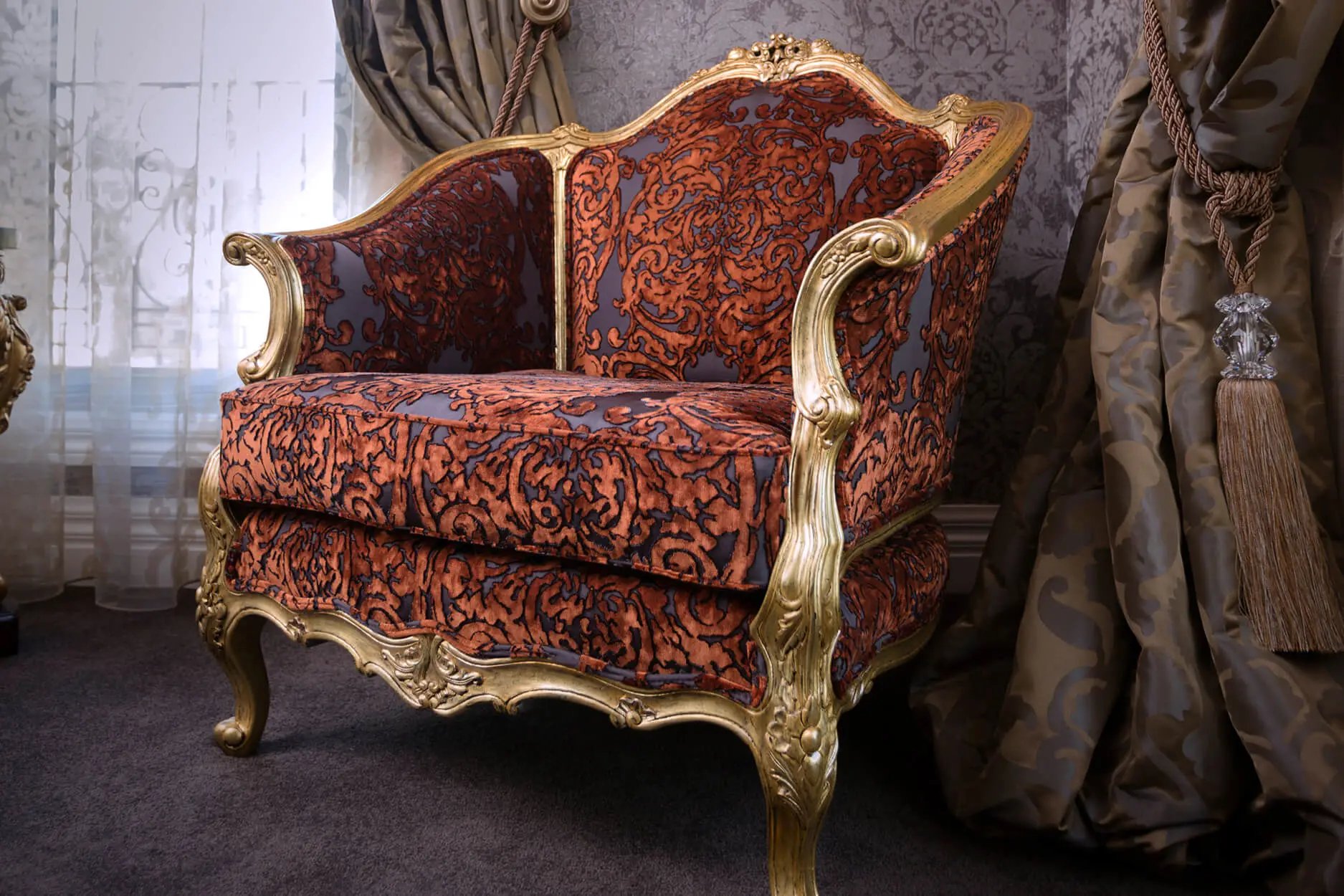 French Louis XV Feature Chair