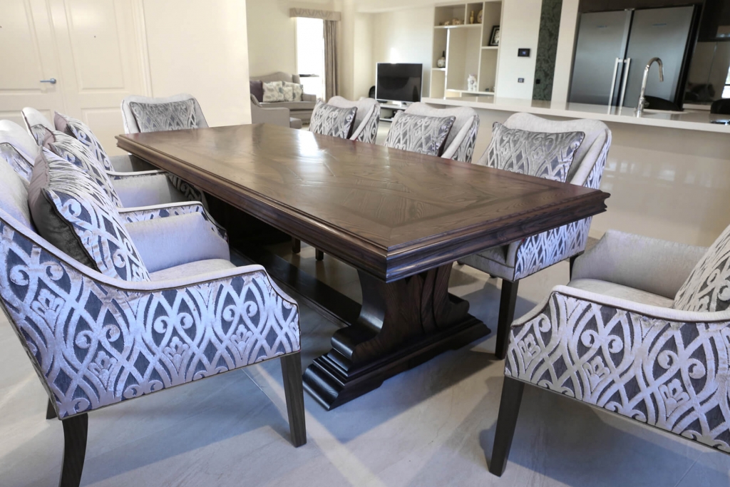 Designer Parquetry Dining Table