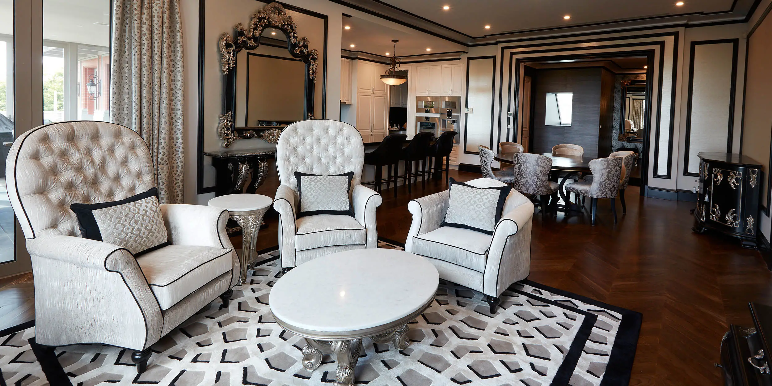 Modern Parisian Interior by Luxury Interior Designer and Furniture Manufacturer, Mark Alexander