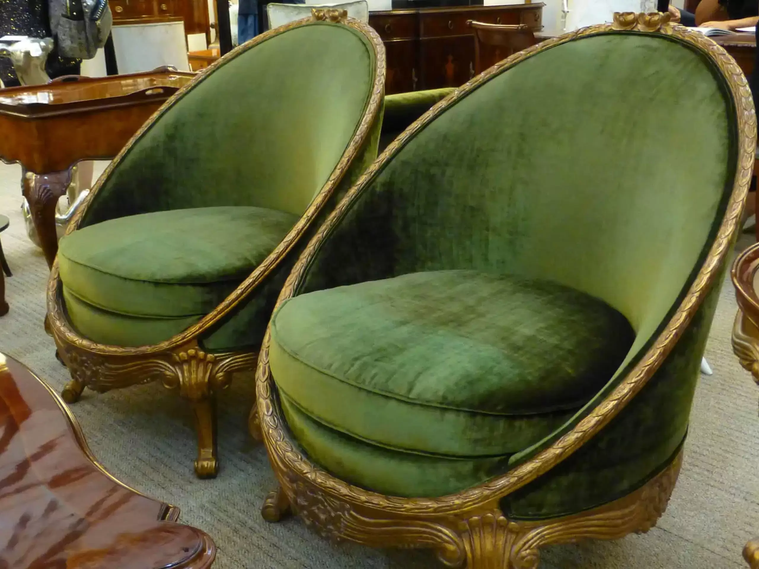 French Egg Chair by Luxury Interior Designer, Furniture Designer and Manufacturer, Mark Alexander