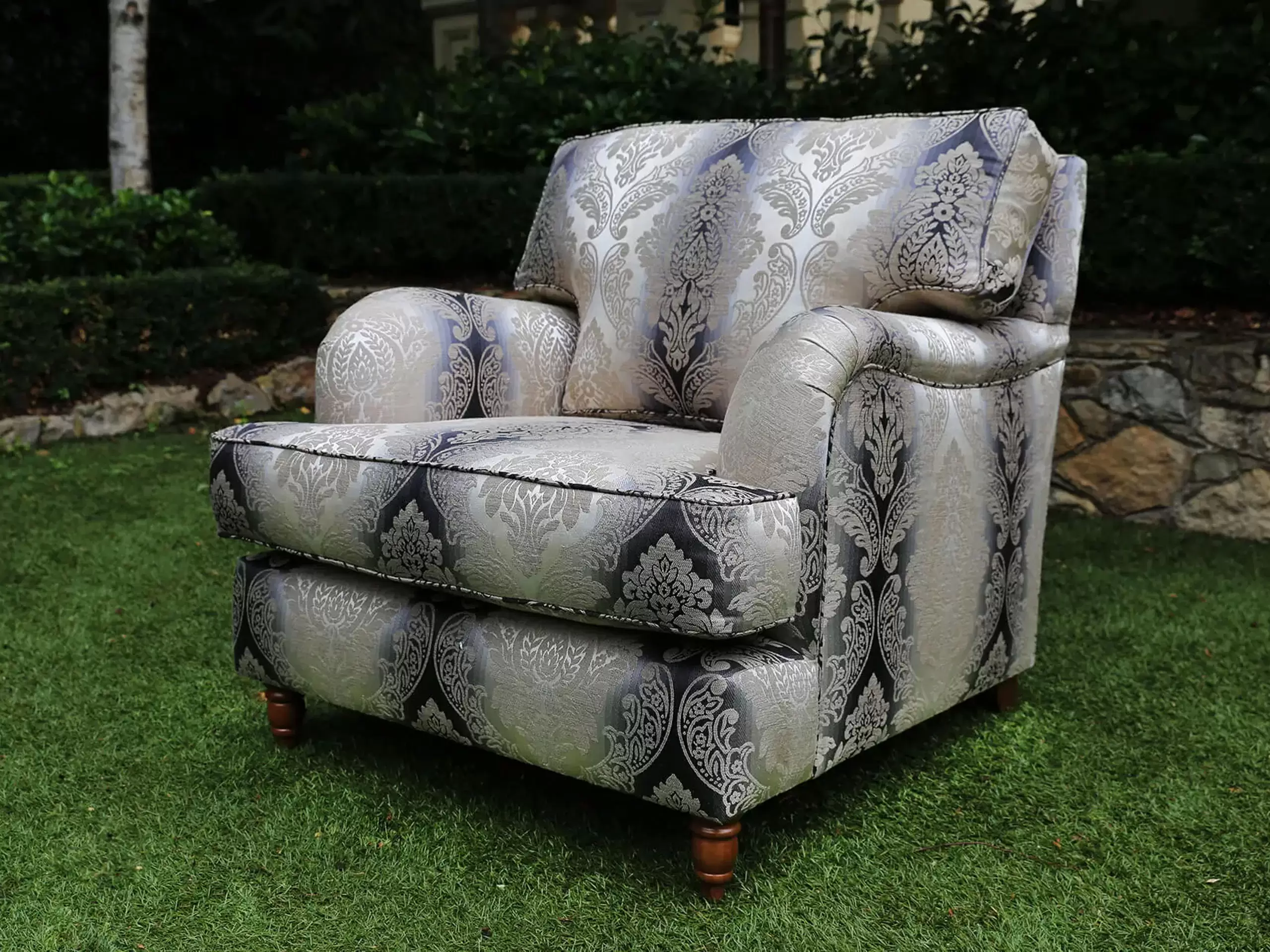 Cushioned Back Georgian Chair by Luxury Interior Designer, Furniture Designer and Manufacturer, Mark Alexander