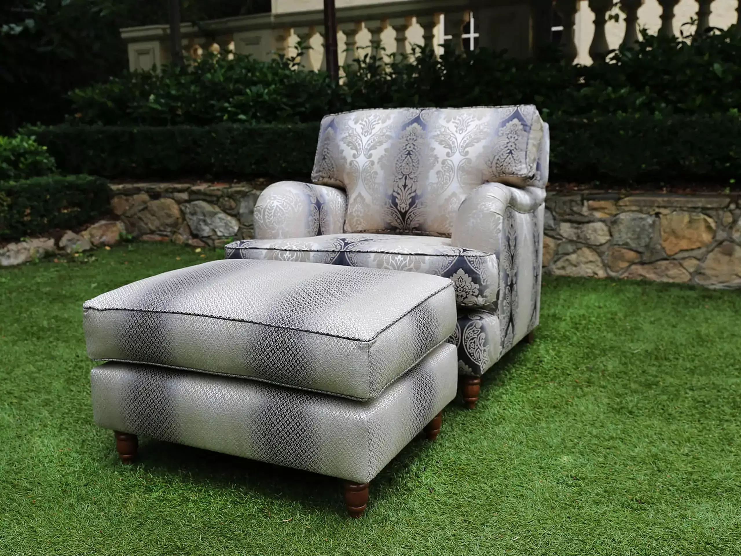 Cushioned Back Georgian Chair by Luxury Interior Designer, Furniture Designer and Manufacturer, Mark Alexander