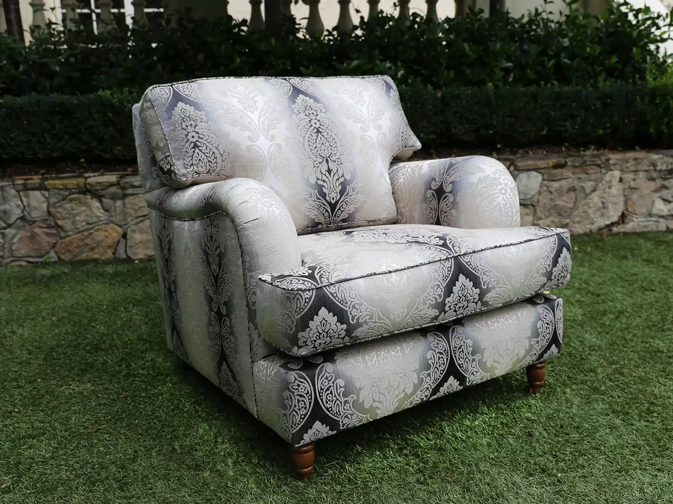 Cushioned Back Georgian Chair by Luxury Interior Designer, Furniture Designer and Manufacturer, Mark Alexander