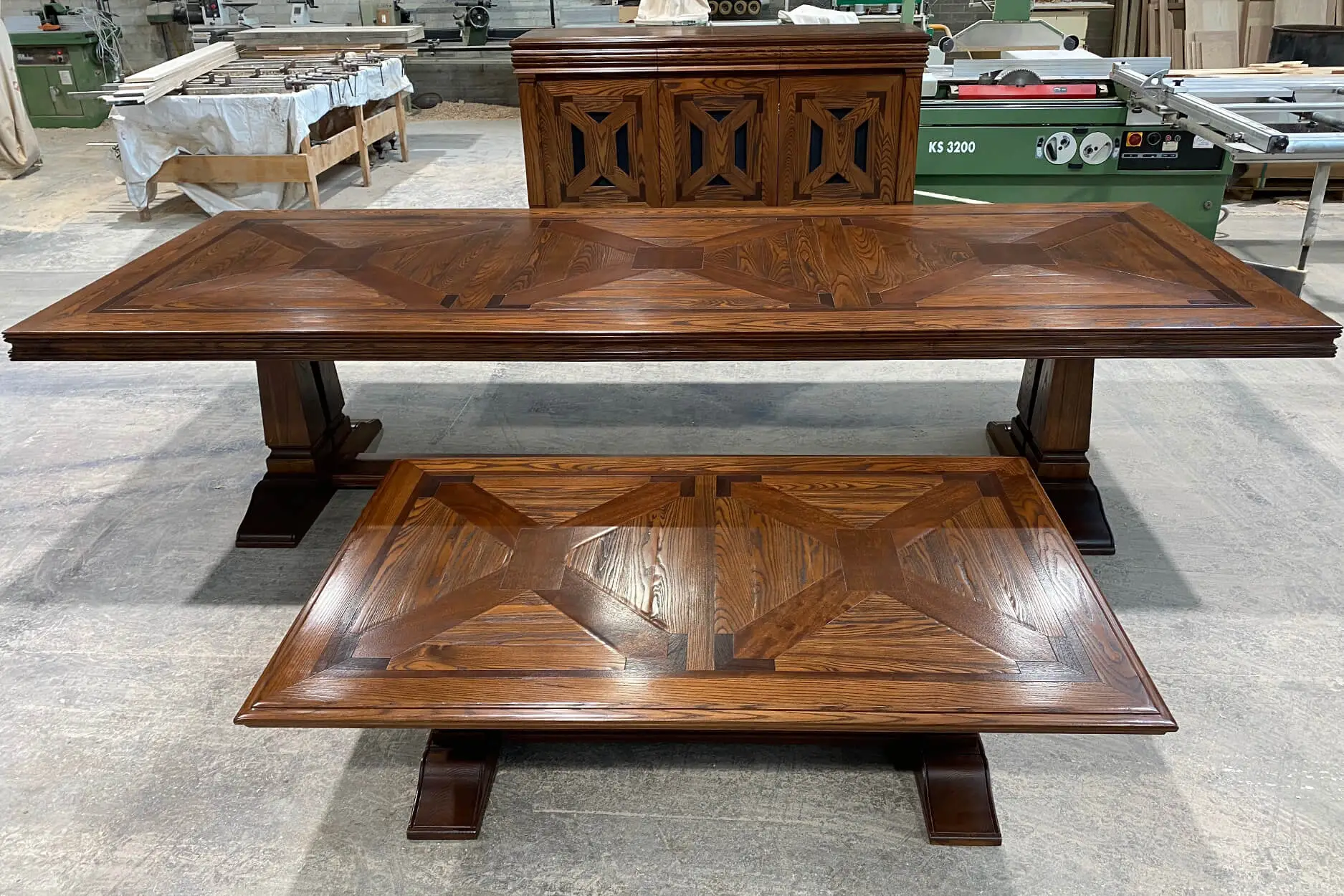 Australian Parquetry Table Twin Base