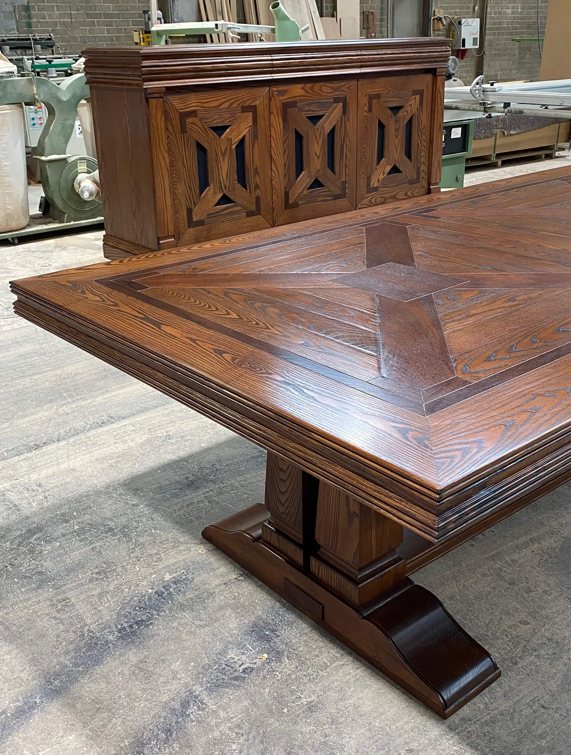 Australian Parquetry Table Twin Base
