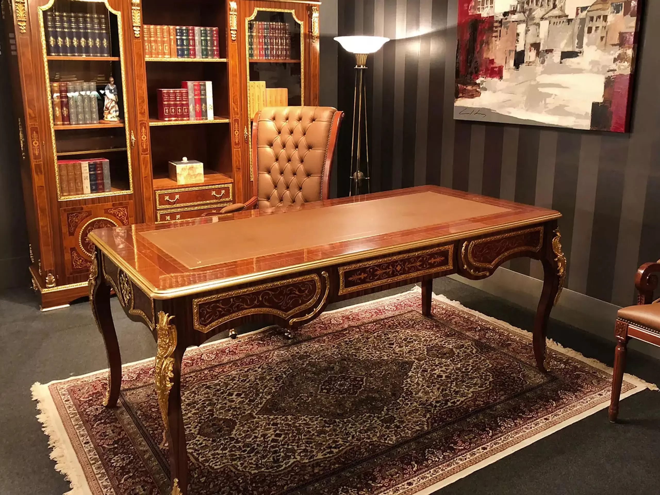 French Office Desk by Luxury Interior Designer, Furniture Designer and Manufacturer, Mark Alexander