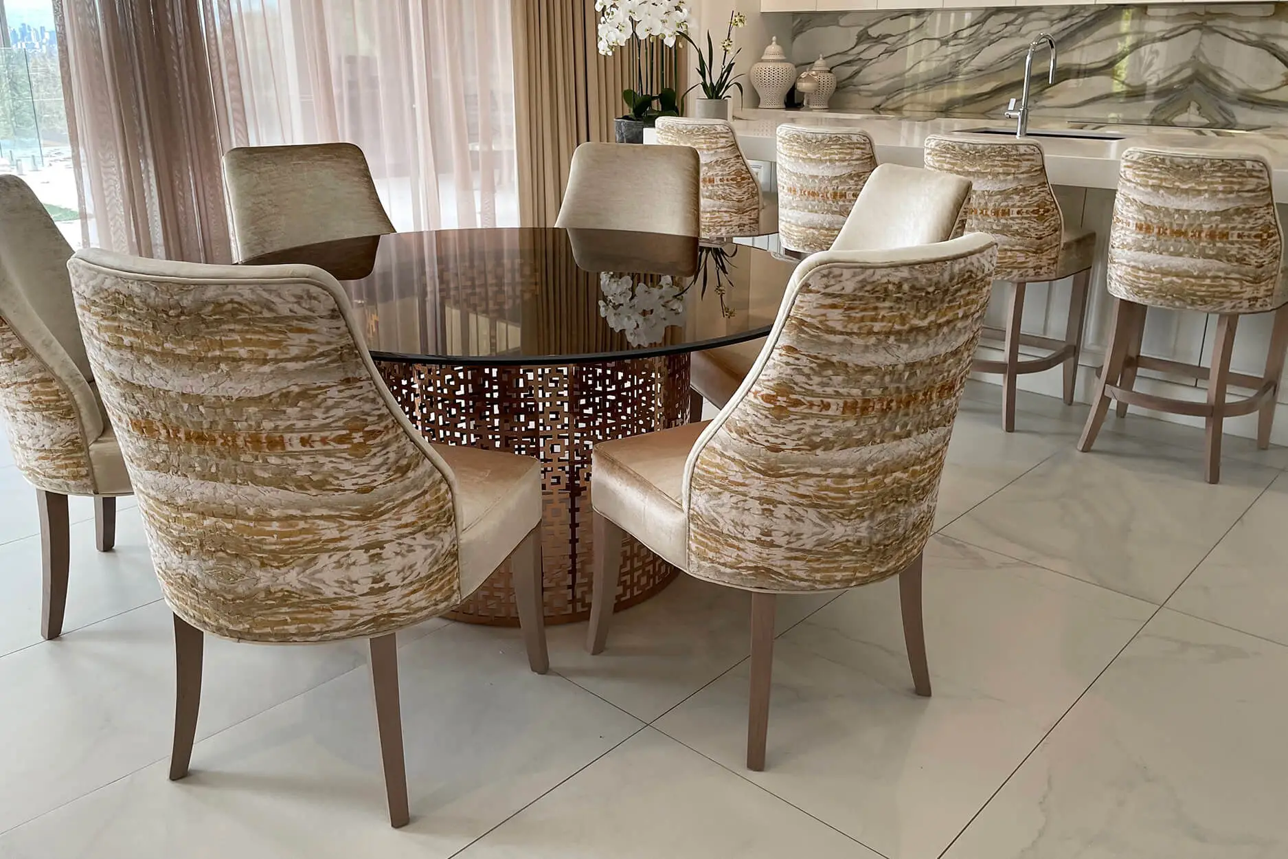 Designer Chairs By Luxury Interior designer, Mark Alexander design