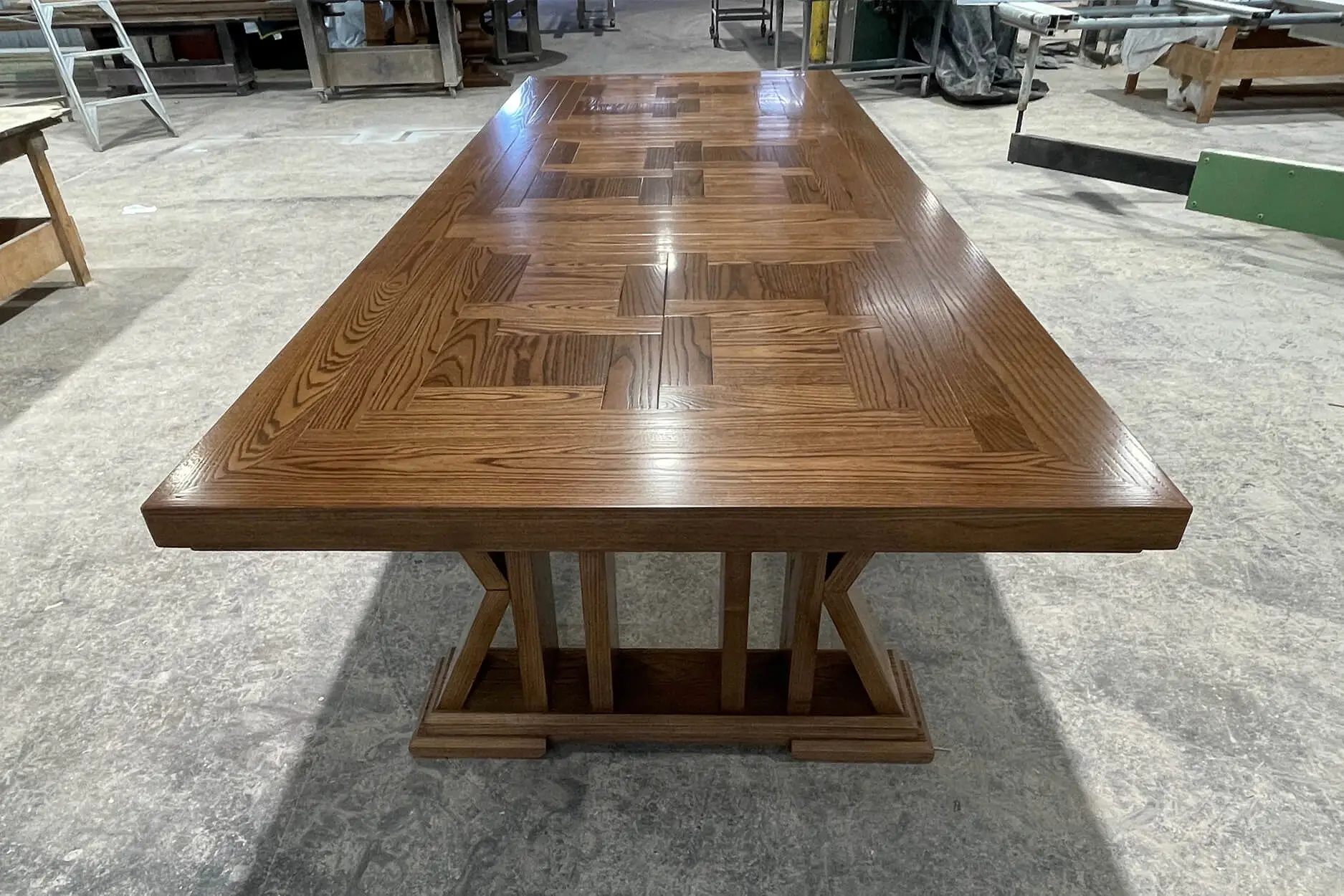 Bespoke Base Parquetry Dining Table