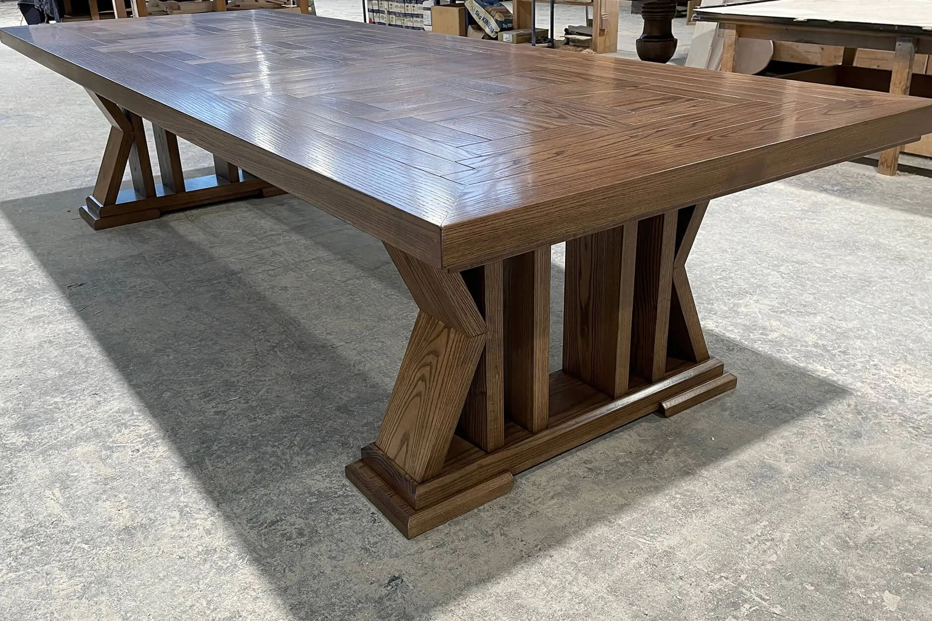 Bespoke Base Parquetry Dining Table