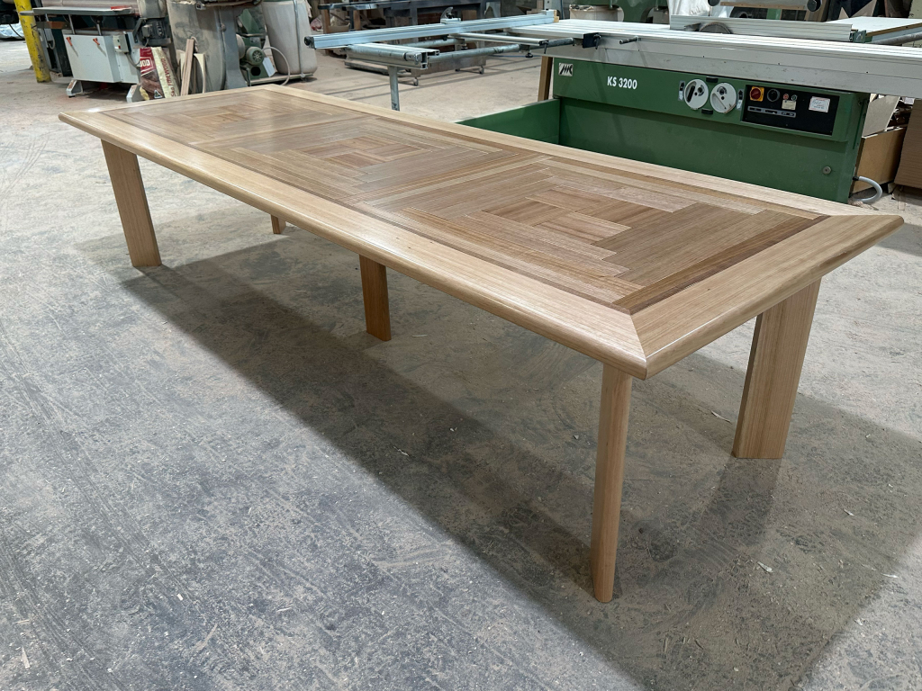 Handcrafted Parquetry Dining Table by Luxury Interior Designer, Mark Alexander Design