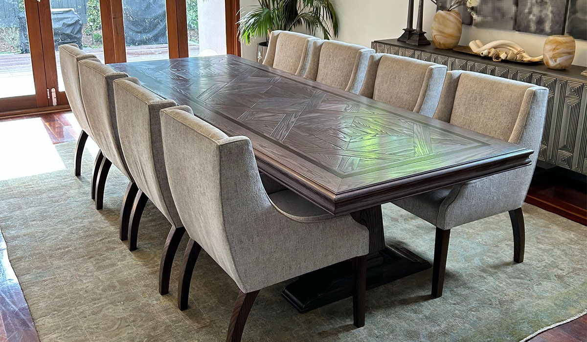 The Art of Parquetry Dining Tables: A French Tradition, Reimagined in Australia