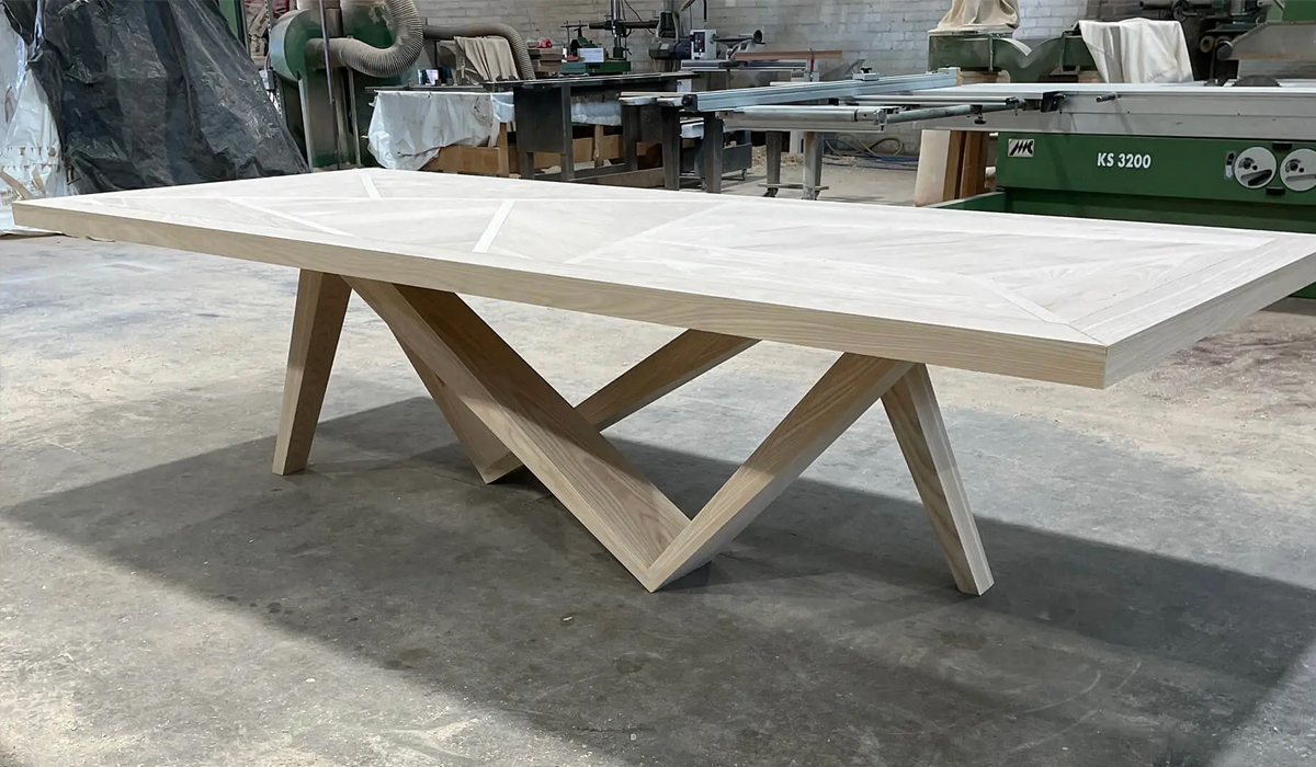 Custom Parquetry Dining Tables Designed to Suit Your Home by Mark Alexander