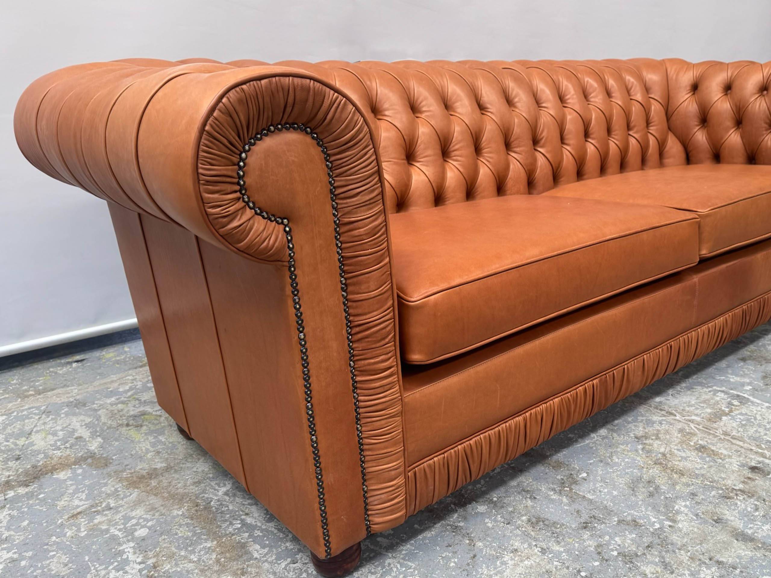 Bespoke Leather Chesterfield Sofa by Luxury Interior Designer and Furniture Manufacturer, Mark Alexander Bespoke Leather Chesterfield Sofa by Luxury Interior Designer and Furniture Manufacturer, Mark Alexander