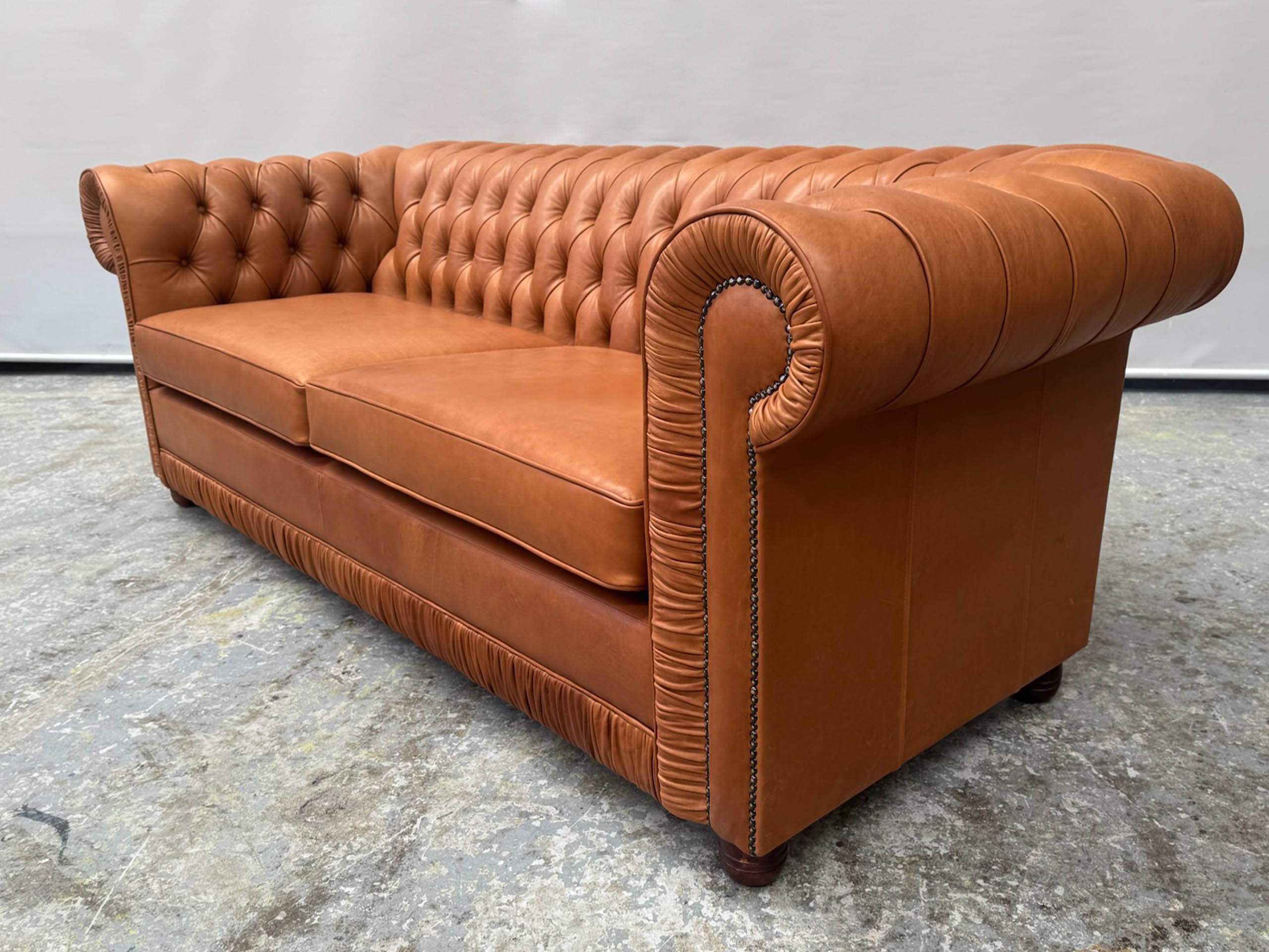 Bespoke Leather Chesterfield Sofa by Luxury Interior Designer and Furniture Manufacturer, Mark Alexander Bespoke Leather Chesterfield Sofa by Luxury Interior Designer and Furniture Manufacturer, Mark Alexander