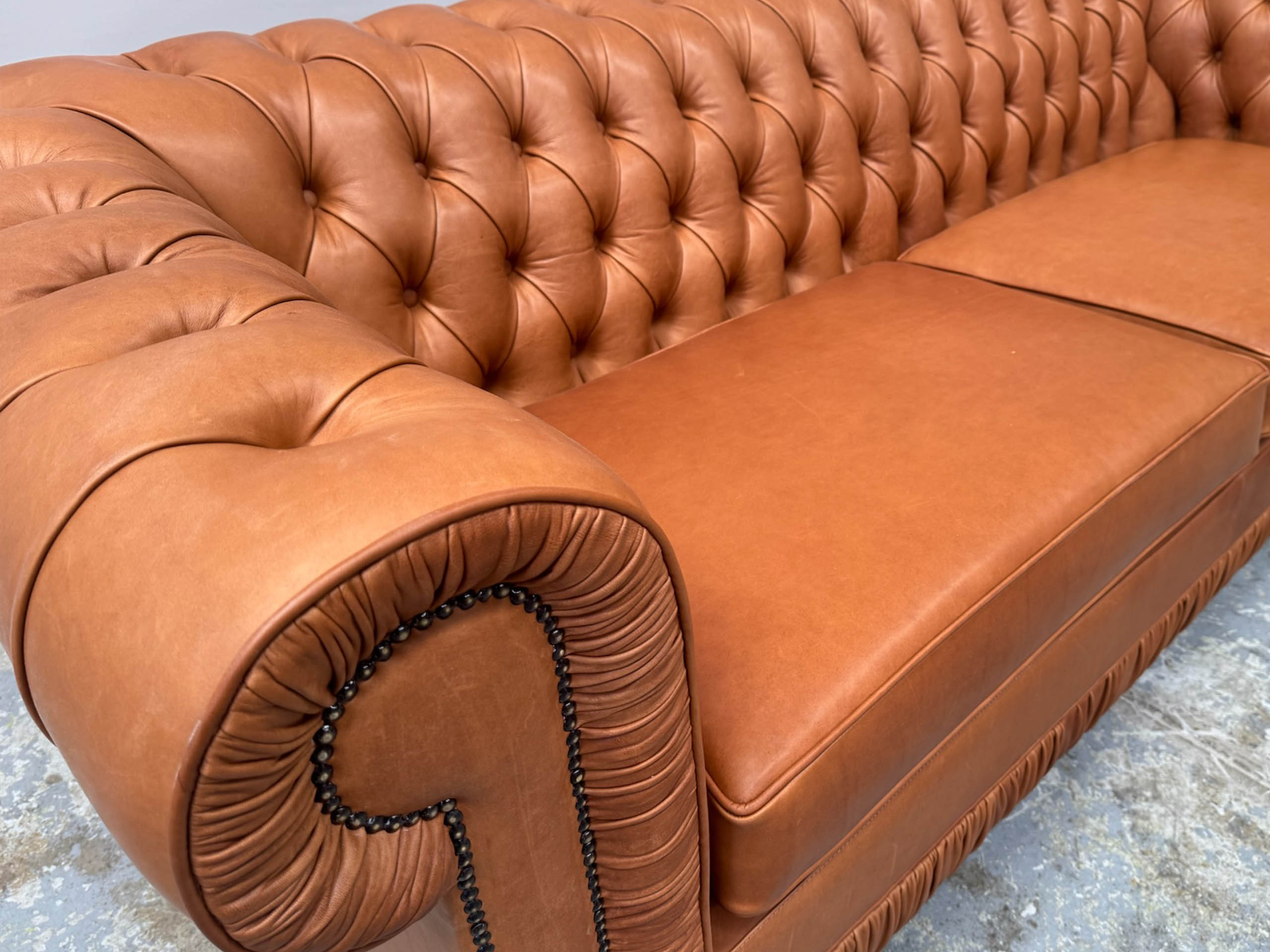 Bespoke Leather Chesterfield Sofa by Luxury Interior Designer and Furniture Manufacturer, Mark Alexander Bespoke Leather Chesterfield Sofa by Luxury Interior Designer and Furniture Manufacturer, Mark Alexander