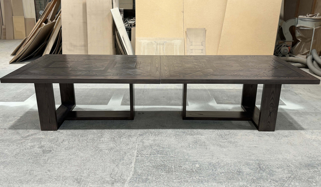 Large Parquetry Dining Table by Luxury Interior Designer and Furniture Manufacturer, Mark Alexander