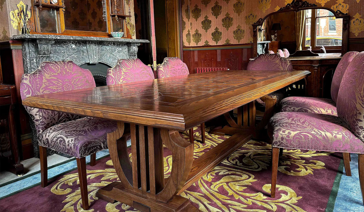 Why Only a Design Genius Can Create a Parquetry Dining Table That Becomes a Timeless Masterpiece