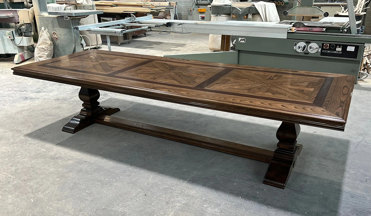 French Parquetry Dining Tables Designed for Connection, Comfort, and Longevity