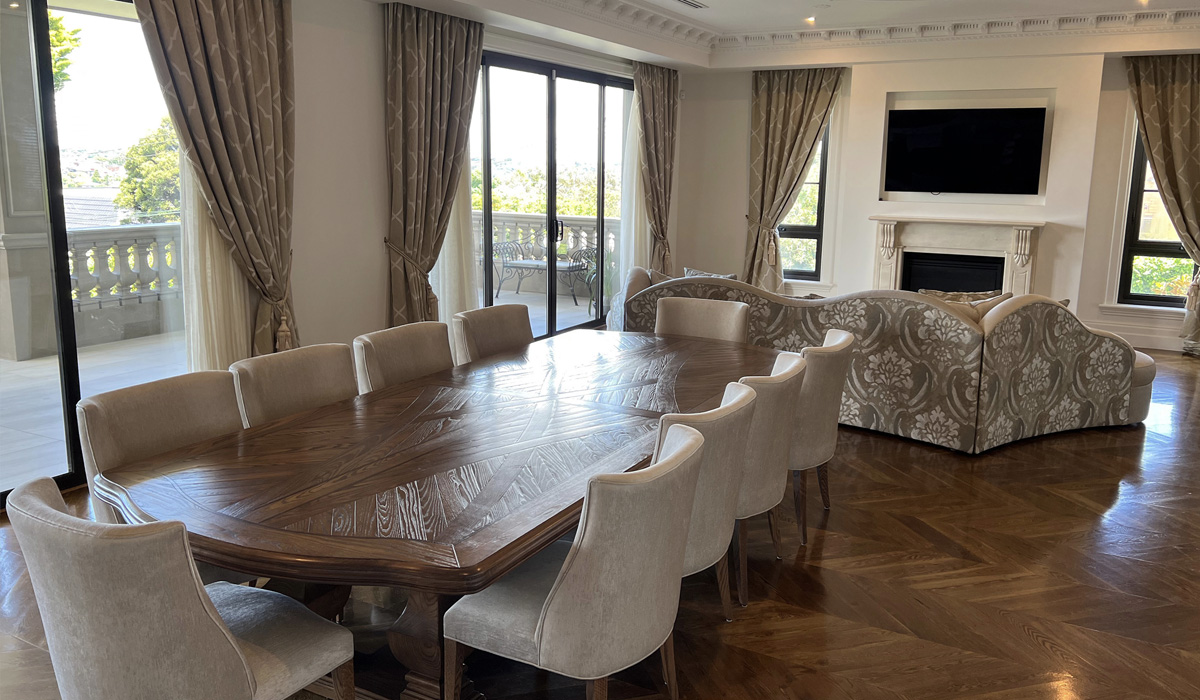 Choosing the Perfect Parquetry Dining Table Size and Shape for Your Home