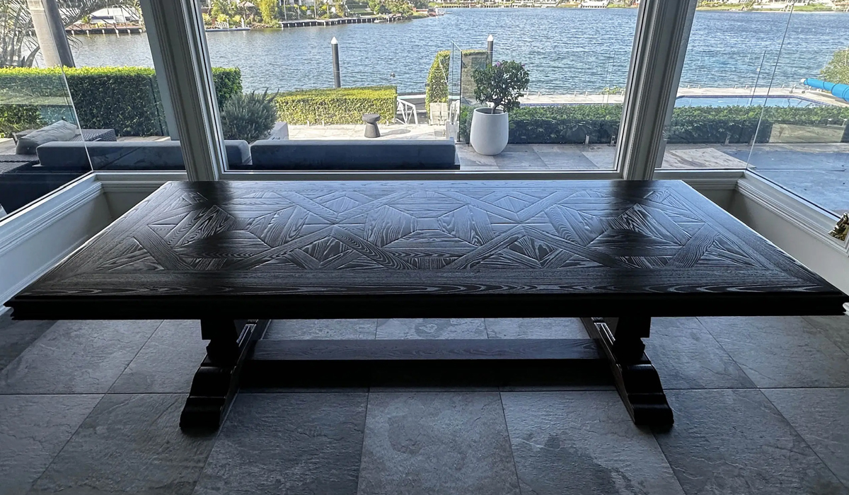 Tradition Meets Innovation: The Old-World Craft Behind Our Parquetry Dining Tables