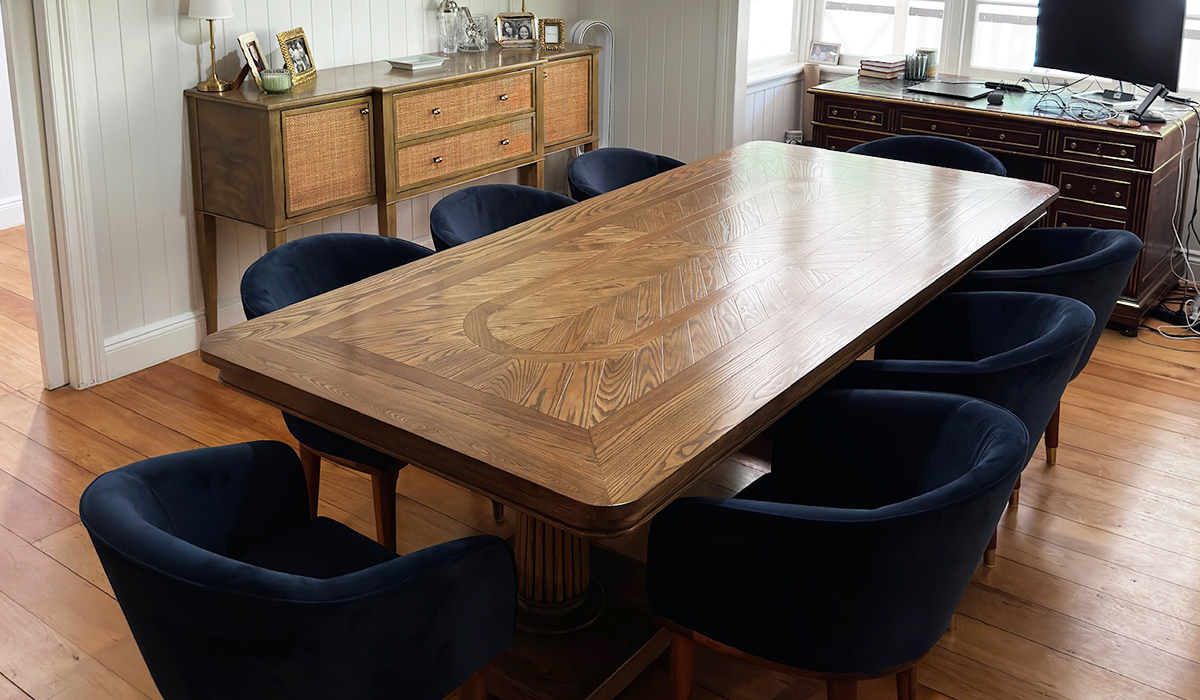 Why a Parquetry Dining Table Becomes the Heart of the Home