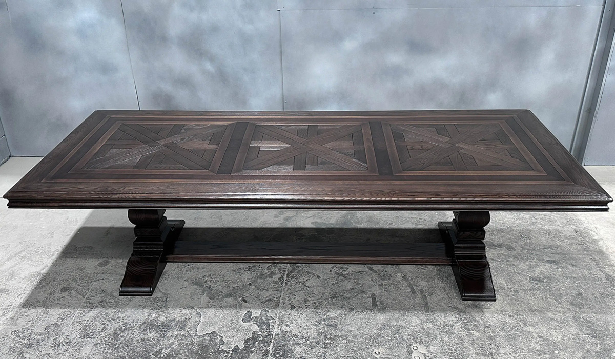 Why a Parquetry Dining Table Should Be Designed Around Your Space