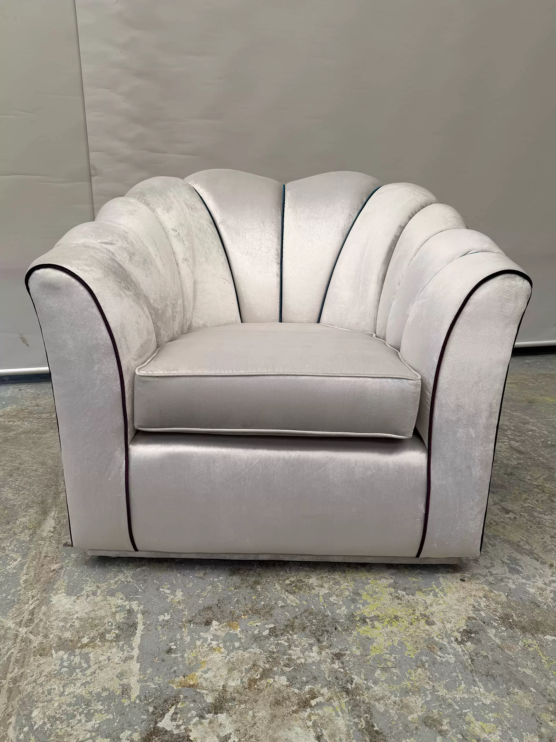 Bespoke Hollywood Glam Armchair by Luxury Interior Designer, Furniture Designer and Manufacturer, Mark Alexander